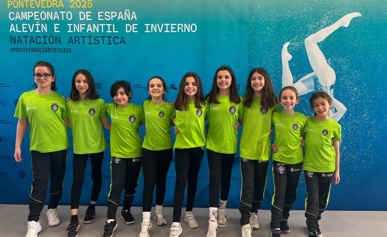 El Sincro Ferrol muestra su gran trabajo en el Nacional de Pontevedra