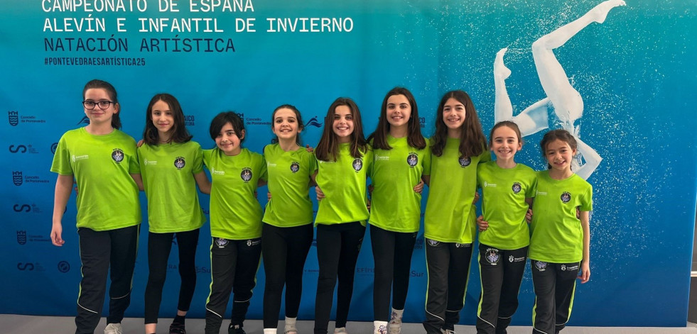 El Sincro Ferrol muestra su gran trabajo en el Nacional de Pontevedra