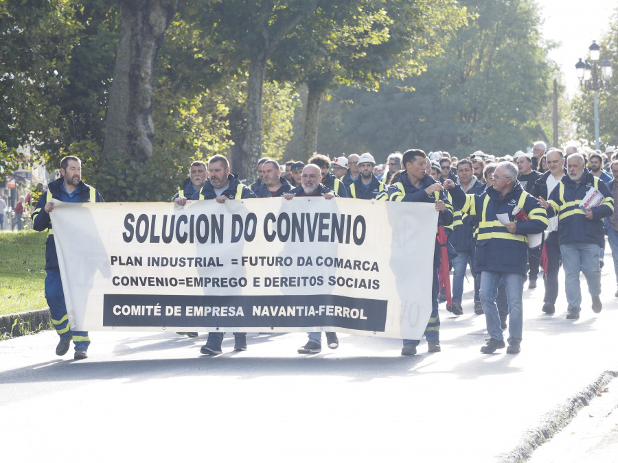 El personal de Navantia Ferrol apoya mayoritariamente seguir negociando un convenio unitario