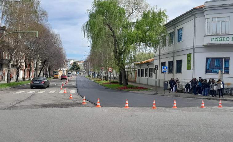 Comienzan las obras del primer tramo de la carretera de Catabois, entre Canido y Santa Mariña