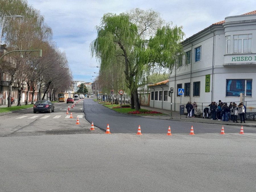 Comienzan las obras del primer tramo de la carretera de Catabois, entre Canido y Santa Mariña