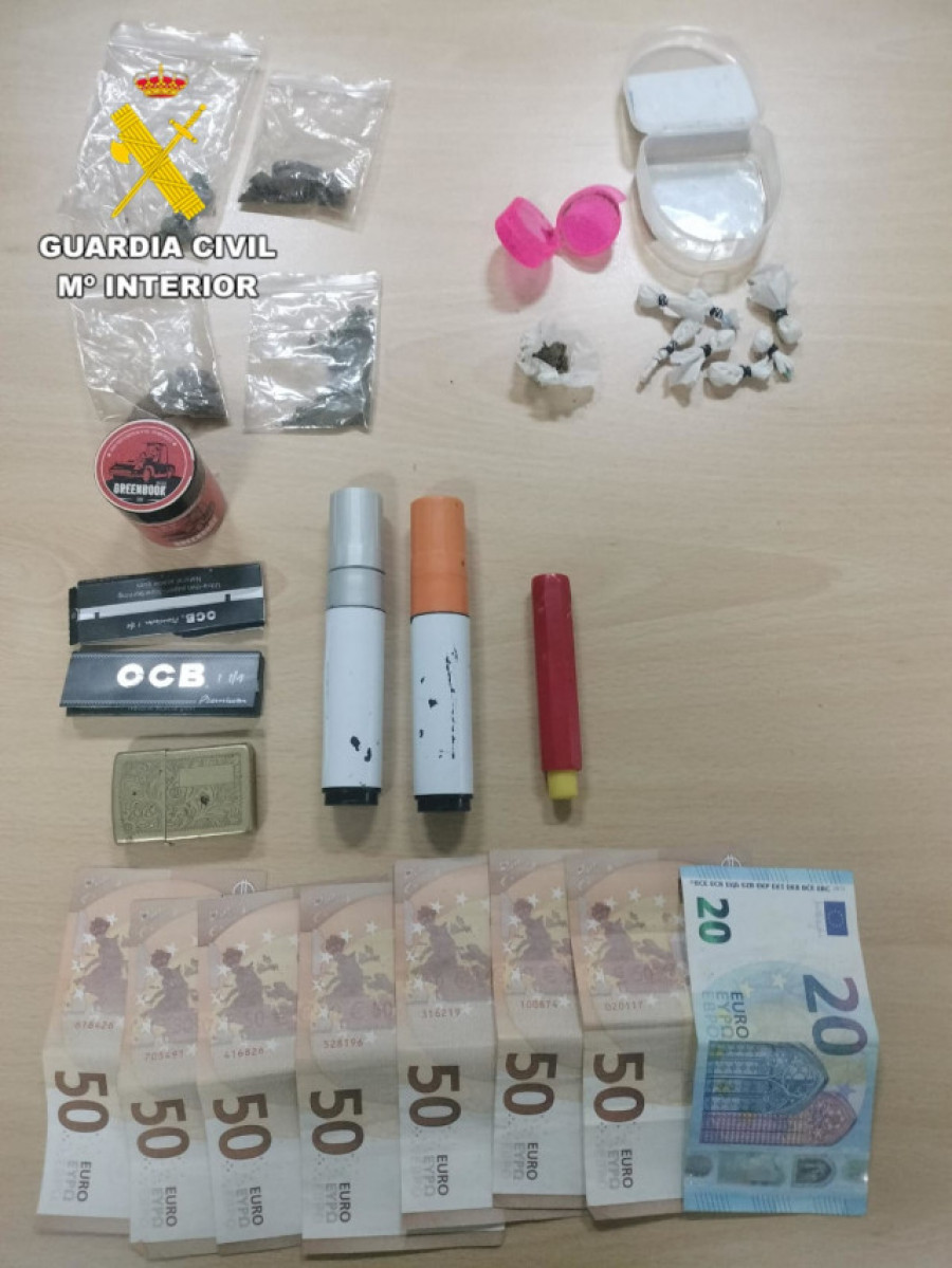 Detenido en Cedeira tras ser interceptado con droga en su vehículo