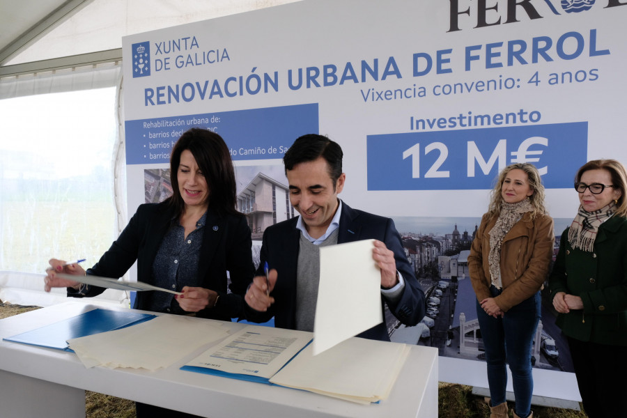 Doce millones, diecinueve actuaciones, diez barrios: la regeneración urbana de Ferrol