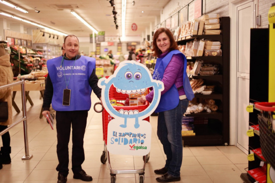 'Zampakilos Solidarios' recauda más de 113.000 kilos de producto y 22.700 euros a favor del Banco de Alimentos