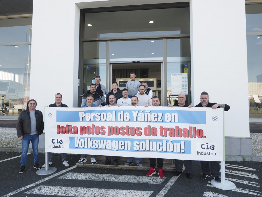 Movilizaciones por el preconcurso de acreedores de talleres Yáñez, concesionario de Volkswagen