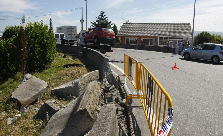 El BNG reclama la reparación de la carretera del Acceso Norte, de titularidad estatal
