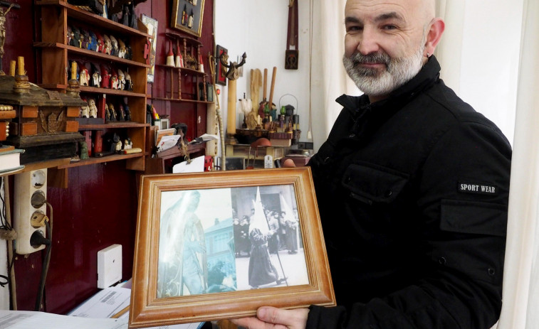 La galería cofrade de Justo Brotons, el capuchón que guardó el legado de la Semana Santa de Ferrol