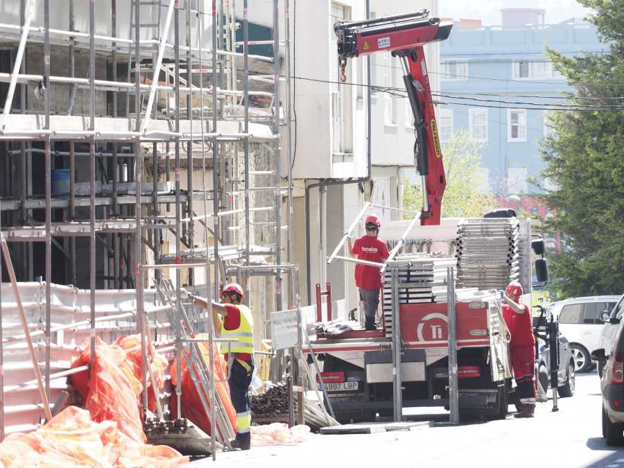 Los trabajos de construcción de la futura residencia privada de Ferrol enfilan la recta final