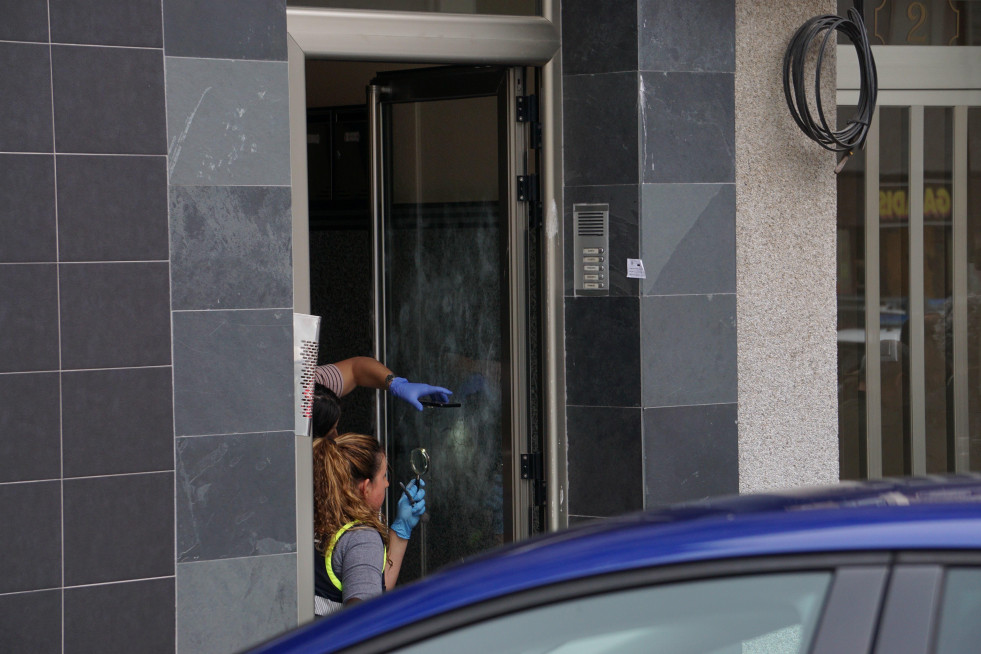Vivienda en la que se produjo el asesinato de una octogenaria en Monte Alto en 2023 @ Carlota Blanco