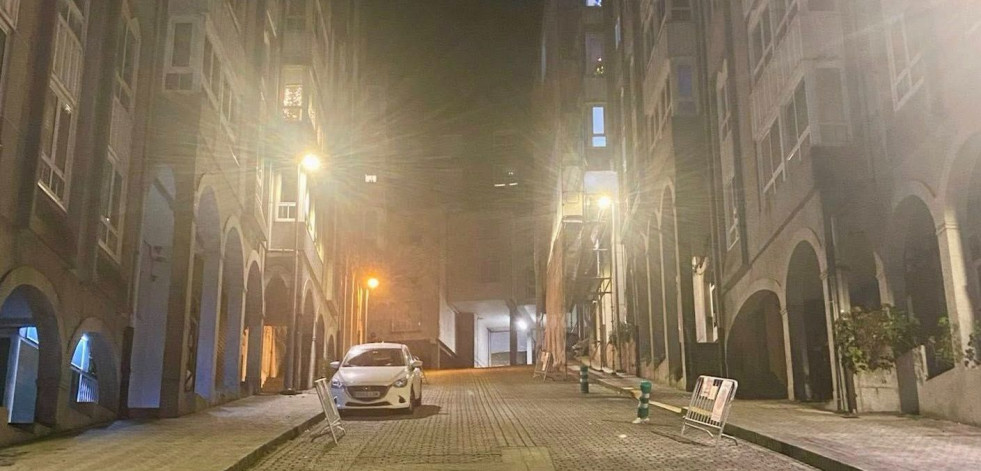 Pontedeume mejora el alumbrado en Eduardo Pondal e Irmandiños