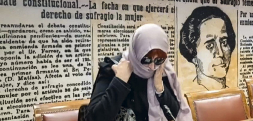 La expareja de Koldo rehúsa declarar en el Senado y le permiten un velo sobre el rostro