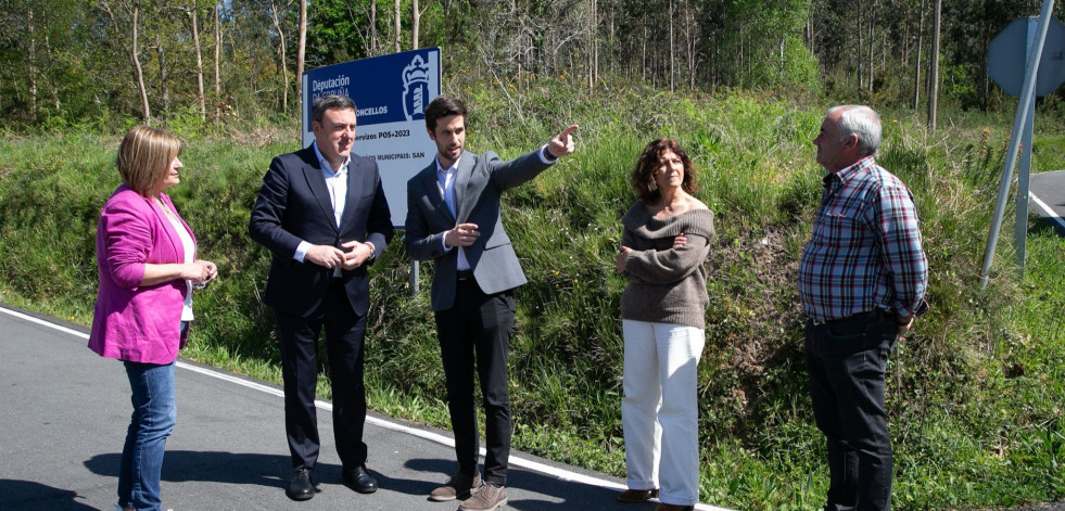 Diputación valora el trabajo realizado en Cabanas gracias a los fondos provinciales