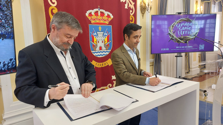 El gobierno local formaliza la renovación de su convenio con la Junta General de Cofradías