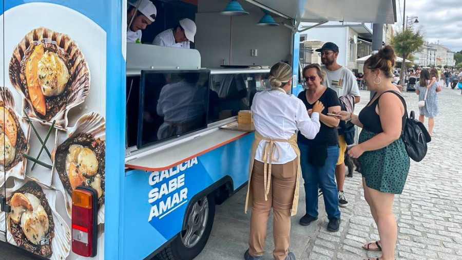La foodtruck de la campaña Galicia sabe Amar llegará al paseo marítimo de Ares