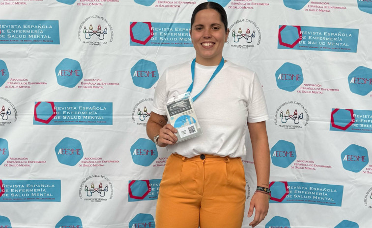 Finalista a nivel nacional un trabajo de la enfermera residente en Saúde Mental Sara Vázquez