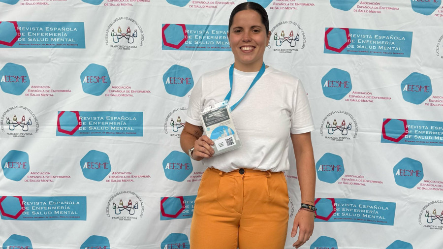 Finalista a nivel nacional un trabajo de la enfermera residente en Saúde Mental Sara Vázquez