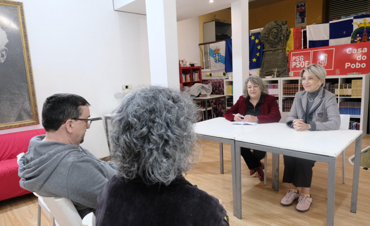 El PSOE de A Coruña denuncia en Ferrol que la Xunta “minimiza” la crisis de los aranceles estadounidenses
