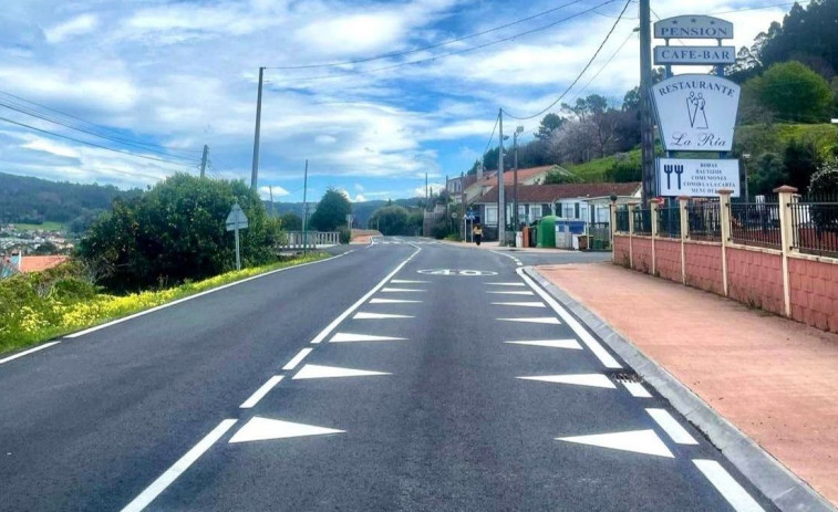 Culminan las obras de mejora en la carretera provincial DP-4803 a su paso por Centroña