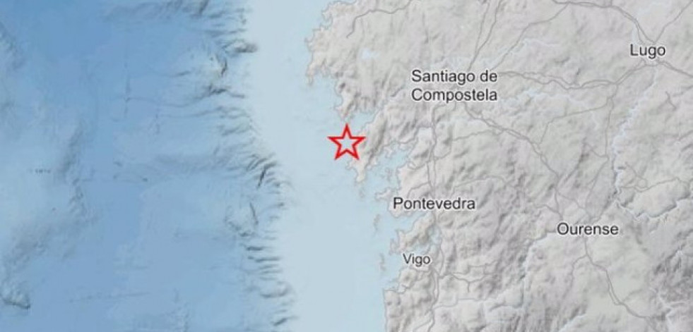 Porto do Son registra un pequeño terremoto en la madrugada de este martes
