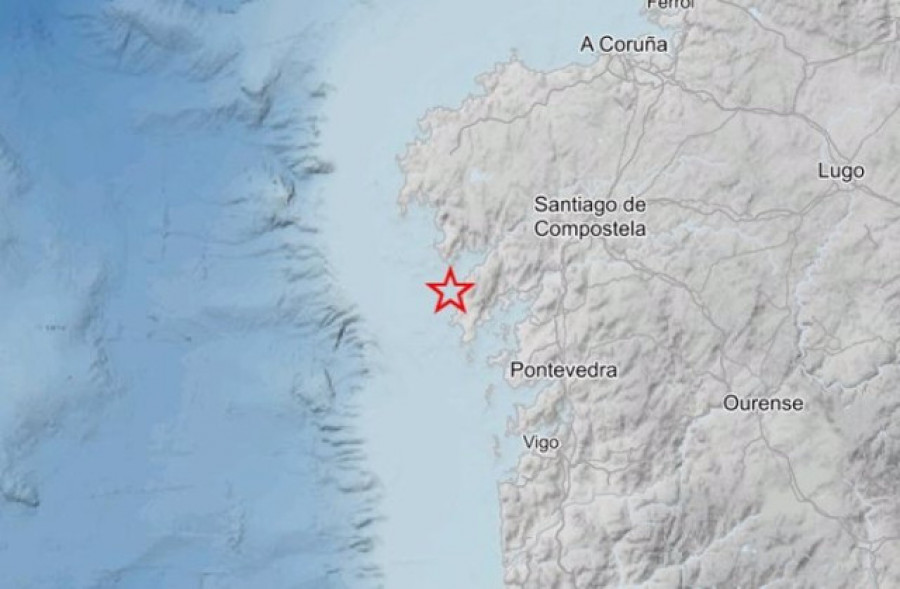 Porto do Son registra un pequeño terremoto en la madrugada de este martes