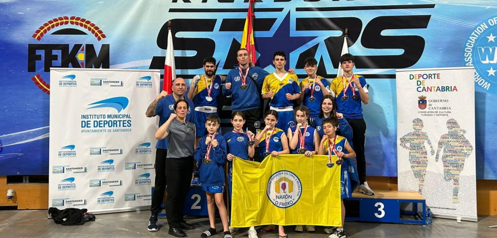 El Narón O Freixo y el Juancho Vázquez Trasancos regresan cargados de medallas de Santander