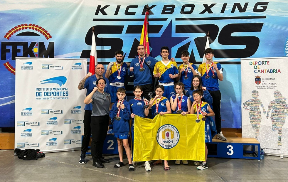 El Narón O Freixo y el Juancho Vázquez Trasancos regresan cargados de medallas de Santander