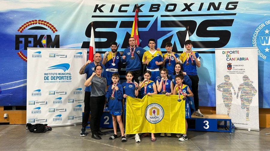 El Narón O Freixo y el Juancho Vázquez Trasancos regresan cargados de medallas de Santander