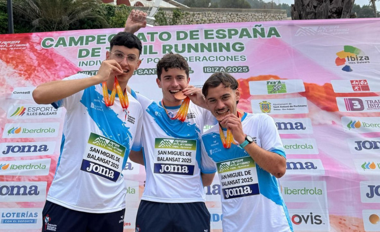 Martín Barreiro refrenda su bronce nacional sub 23 : “Subimos al podio con una sonrisa”