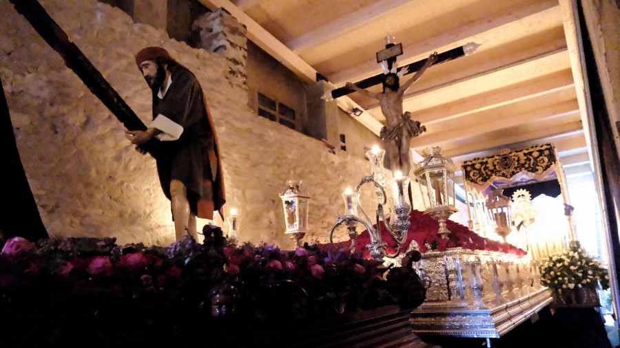 Tres de tres: Dolores decide no arriesgar este Jueves Santo en Ferrol y suspender por lluvia la procesión del Cristo y la Piedad