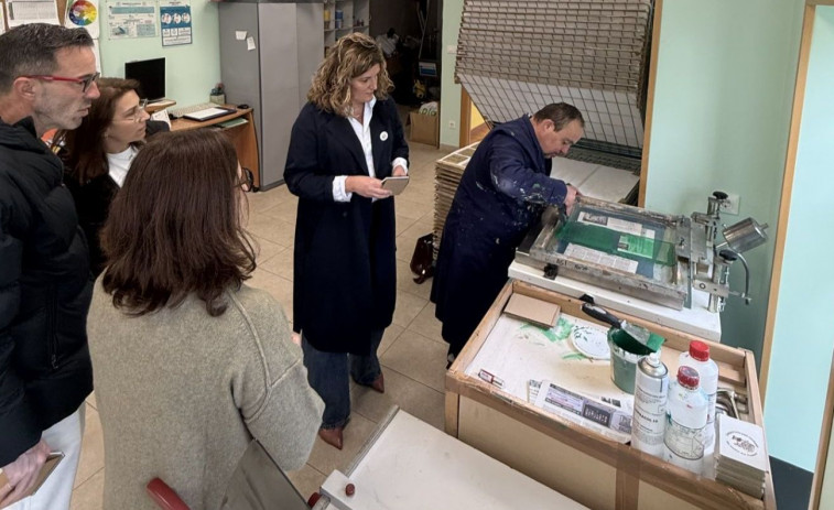 Representantes de Narón toman parte en la jornada de puertas abiertas de Aspaneps