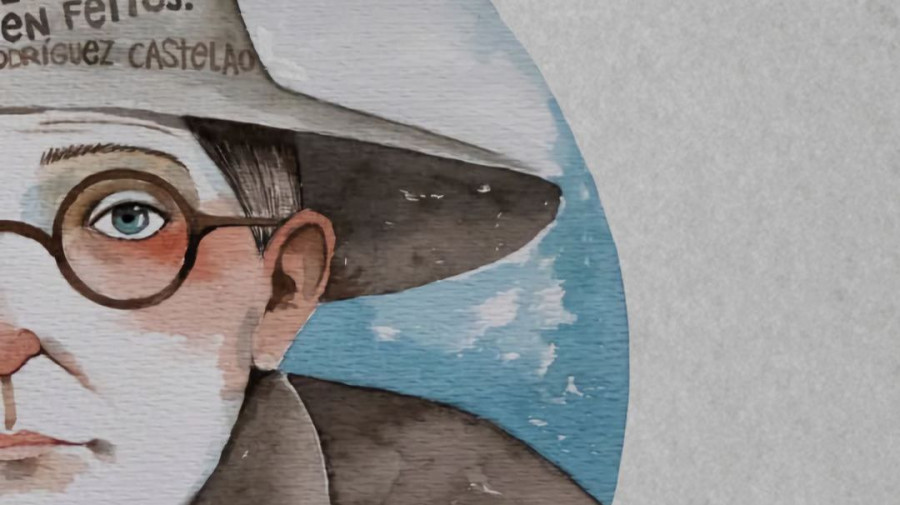 Leandro Lamas imparte el taller de ilustración "Versioleandro ao Castelao"