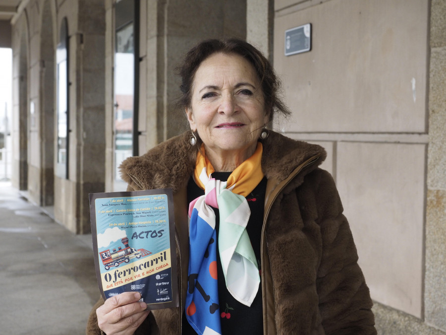 Esperanza Piñeiro | “Ferrol siempre tuvo que luchar muchísimo para conseguir sus infraestructuras de comunicación terrestre ”