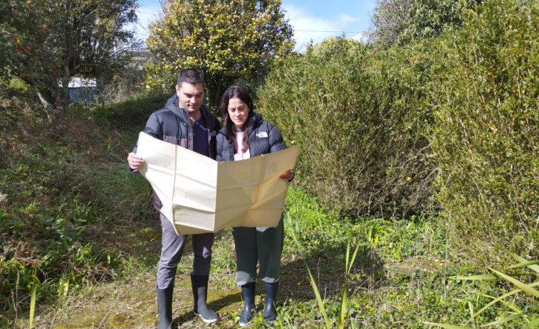 Los secretos con dos siglos de historia salen a la luz en los jardines de San Román (Narón)