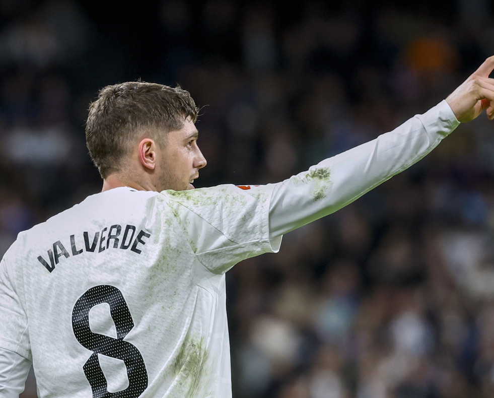 El defensa del Real Madrid Federico Valverde