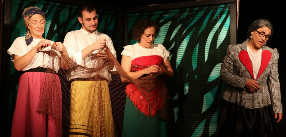 La compañía más veterana de Galicia, de Rianxo, versiona un clásico de Castelao en Neda