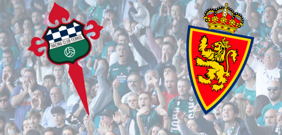 Así fue el Racing de Ferrol-Real Zaragoza