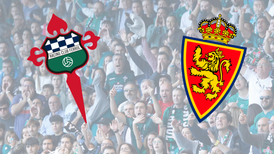 Así fue el Racing de Ferrol-Real Zaragoza