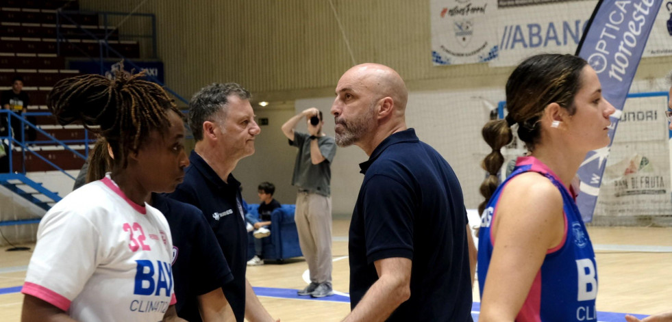 Lino López, entrenador del Baxi Ferrol: 