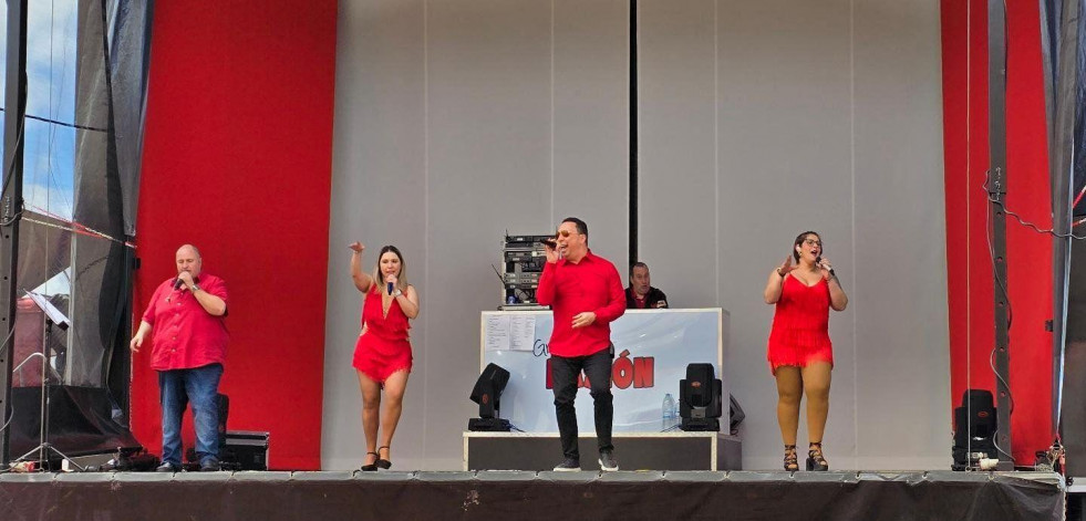 Grupo Pasión, Panamá y Zona Zero, en las fiestas de San Xurxo de Ferrol