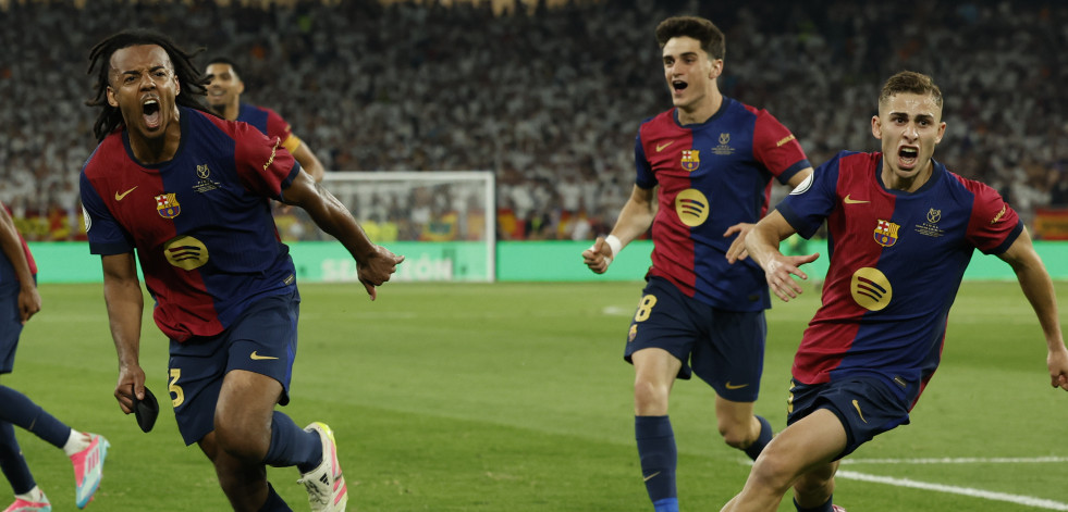 Koundé le da la Copa al Barça en una final digna de un clásico de altura (3-2)