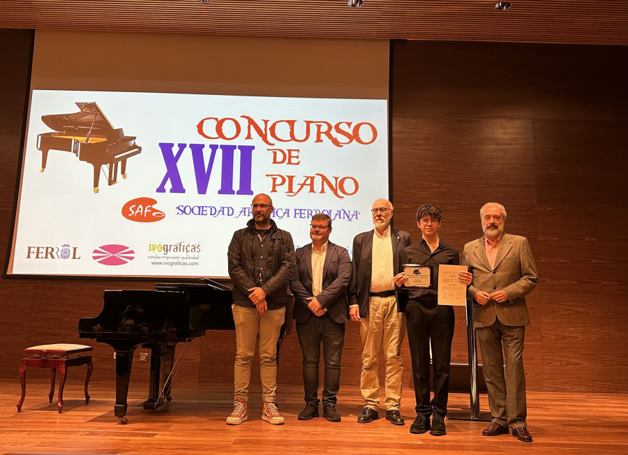 Álex Barcala Castro se impone en el XVII Concurso de Piano Joven de la SAF