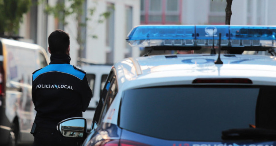 Persecución policial en Caranza a medianoche