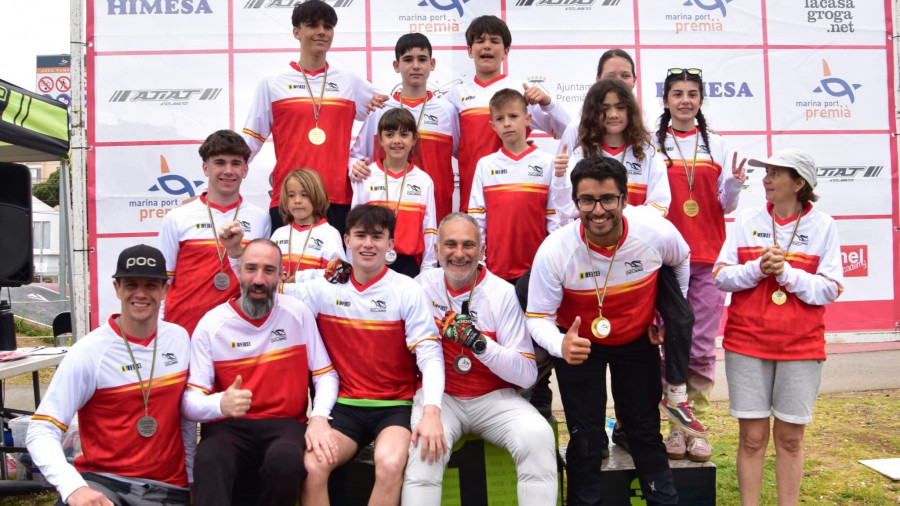 Dos de dos para el "rider"  Sergio Veiga, que roza un nuevo oro sub 23