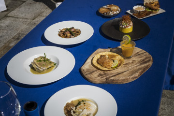 Algunas de las propuestas gastronómicas que podrán degustarse durante los tres días de Portonovo Gastronómico