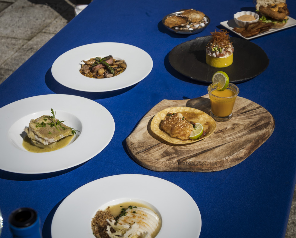 Algunas de las propuestas gastronómicas que podrán degustarse durante los tres días de Portonovo Gastronómico