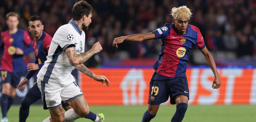 Barça e Inter empatan en la ida de las semifinales de Liga de Campeones (3-3)