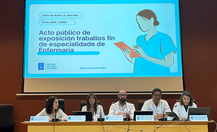Diez residentes de Enfermería especializada presentan sus trabajos de fin de formación en Ferrol