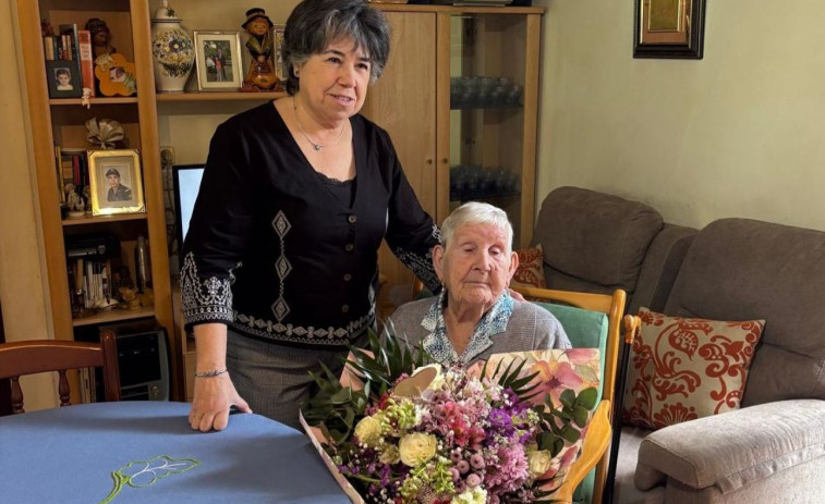 Moeche cuenta con una centenaria más, María González