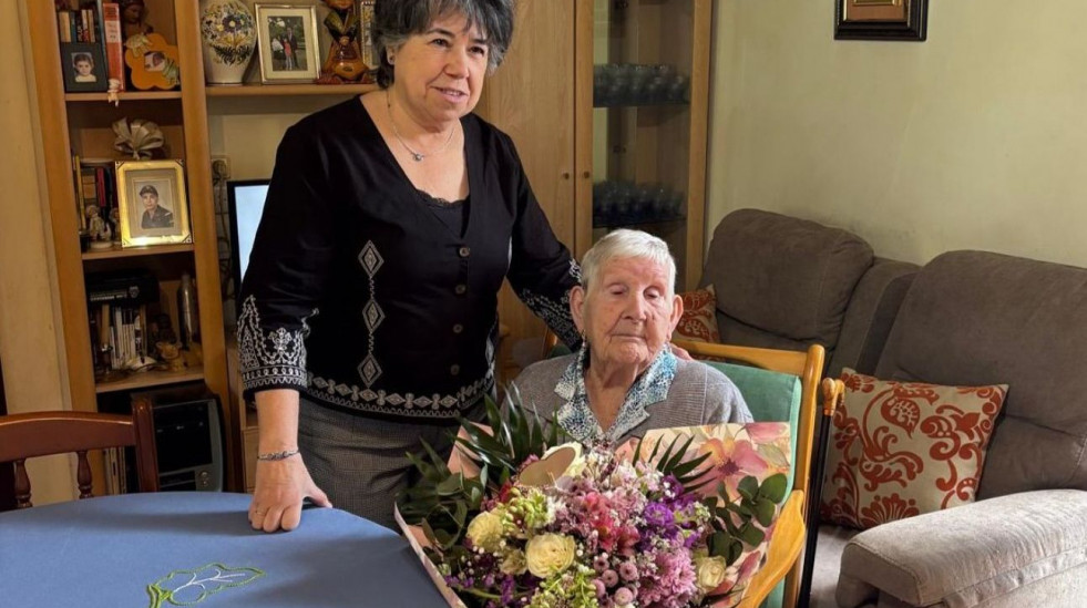 Moeche cuenta con una centenaria más, María González
