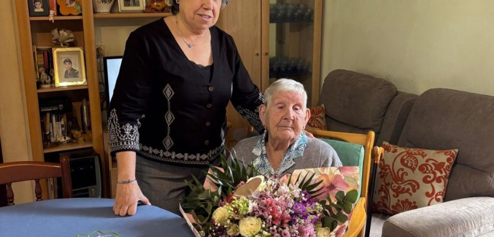 Moeche cuenta con una centenaria más, María González